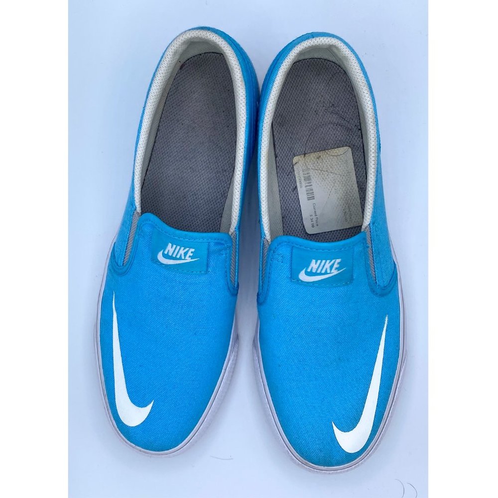 Nike slip on shoes Light blue * white